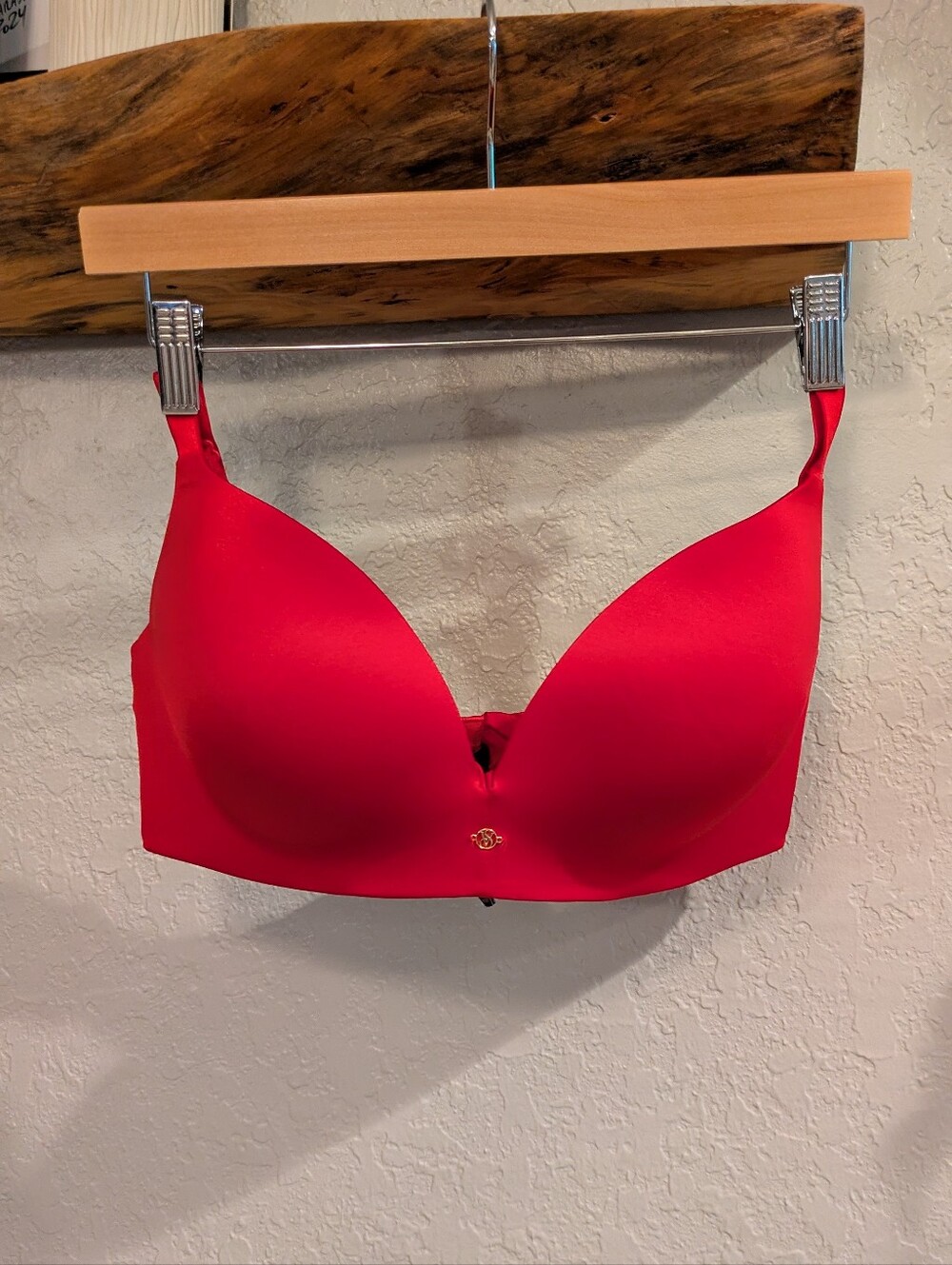 Victoria's Secret Red Metal Free Bra